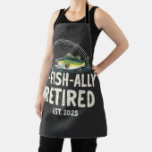 Officieel gepensioneerd. 2025 Pensioen Fisher Dad Schort (Insitu)