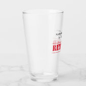 Officieel gepensioneerd, aangepaste naam cadeau ro glas (Rechts)