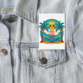 Officieel Gepensioneerd Funny Retirement Shirt Button (Insitu)