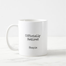 Officieel Gepensioneerd Gepersonaliseerd Koffiemok