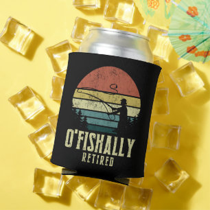 Officieel Gepensioneerd Grappig vissen pensioen Blikjeskoeler
