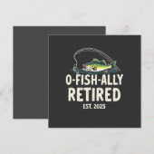 Officieel Gepensioneerd per 2025 Gepensioneerde Vi Kaart (Voorkant / Achterkant)