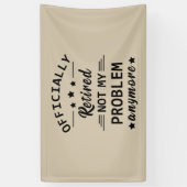 officieel gepensioneerd zodat ik mijn probleem nie spandoek (Verticaal)