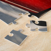 Officieel gepensioneerde Flamingo & Cabriolet op h Legpuzzel (Zijkant)