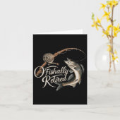 Officieel gepensioneerde Vissen O-vis-bondgenoot g Kaart (Gele Bloem)