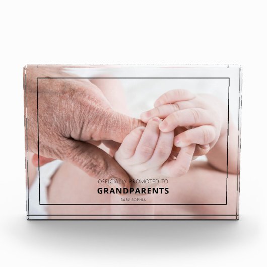 Officieel gepromoot naar grootouders Keepomwille Fotoblokken (Voorkant)