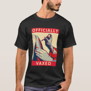 Officieel gevaccineerd t-shirt