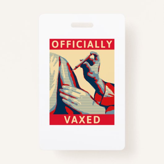 Officieel gevaxeerd badge (Voorkant)