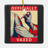 Officieel gevaxeerd keramisch ornament (Voorkant)