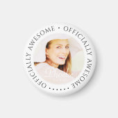 Officieel Geweldige eenvoudige verjaardagsfoto Magneet (Voorkant)