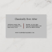 Officieel grijs visitekaartje (Achterkant)