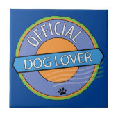 Officieel Hondenliefhebber Tegeltje (Voorkant)