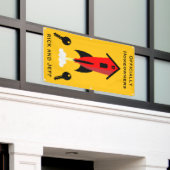 Officieel Huiseigenaren Spandoek (Buitenkant Gebouw)