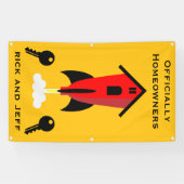 Officieel Huiseigenaren Spandoek (Horizontaal)