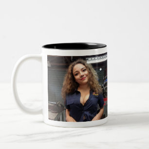 Officieel hulpwerktuig Girl Jade drink vaartuig v Tweekleurige Koffiemok