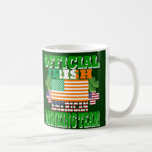 Officieel Iers-Amerikaans drink team Koffiemok