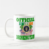 Officieel Iers-Amerikaans drink team Koffiemok (Links)