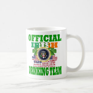 Officieel Iers-Amerikaans drink team Koffiemok