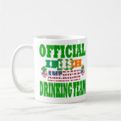 Officieel Iers-Amerikaans drink team Koffiemok (Links)