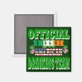 Officieel Iers-Amerikaans drink team Magneet (Voorkant / Achterkant)