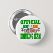 Officieel Iers-Amerikaans drink team Ronde Button 5,7 Cm (Voorkant /achterkant)