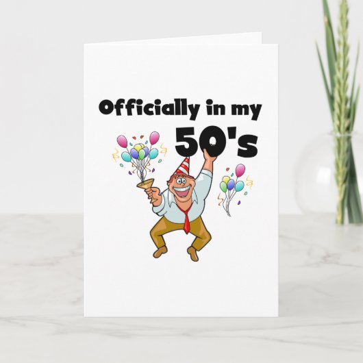 Officieel in mijn jaren '50 kaart (Voorkant)