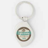 Officieel in ruste, 100 %  pensionering sleutelhanger (Voorkant)