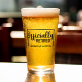 Officieel in ruste Breng me een bier Glas