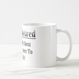 Officieel in ruste koffiemok