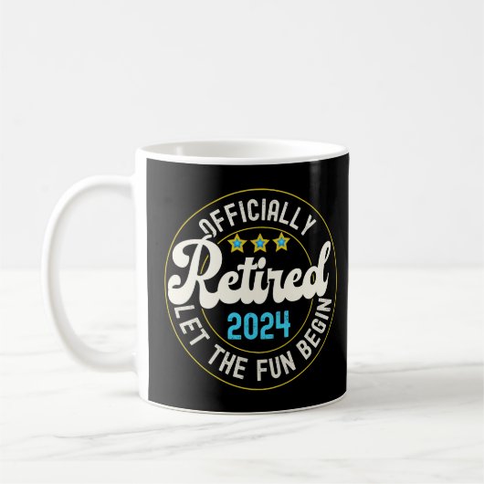 Officieel in ruste, laat de Fun beginnen Koffiemok (Links)