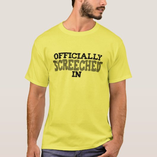 Officieel ingecheckt t-shirt (Voorkant)