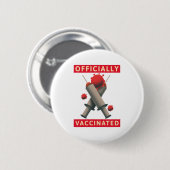 Officieel ingeënt - ingeënt ronde button 5,7 cm (Voorkant /achterkant)