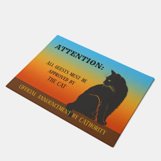 Officieel kat goedgekeurd Deurmat (Schuin)