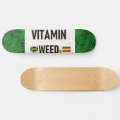 OFFICIEEL Kateboard VITAMIN WEED Persoonlijk Skateboard (Horizontaal)