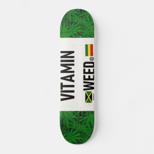 OFFICIEEL Kateboard VITAMIN WEED Persoonlijk Skateboard (Voorkant)