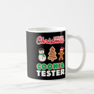 Officieel Kerst Koekje Tester T-shirt Kerst Lief Koffiemok