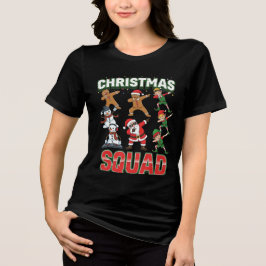 Officieel Kerstteamlid | Grappige Kersttrui Tri-Blend Shirt
