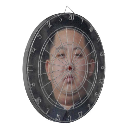 officieel kim jong un dartboard dartbord (Voorkant Links)