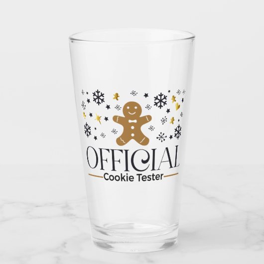 Officieel koekjesmonster glas (Voorkant)