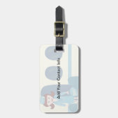 Officieel Label reisgezelschap Bagagelabel (Voorkant verticaal)