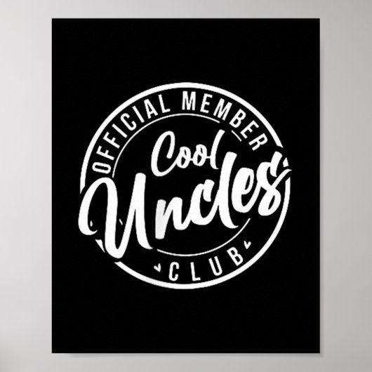 Officieel lid Cool Uncles Club Fathers D Poster (Voorkant)