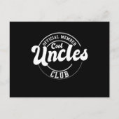 Officieel lid Cool Uncles Club Fathers Day Briefkaart (Voorkant)