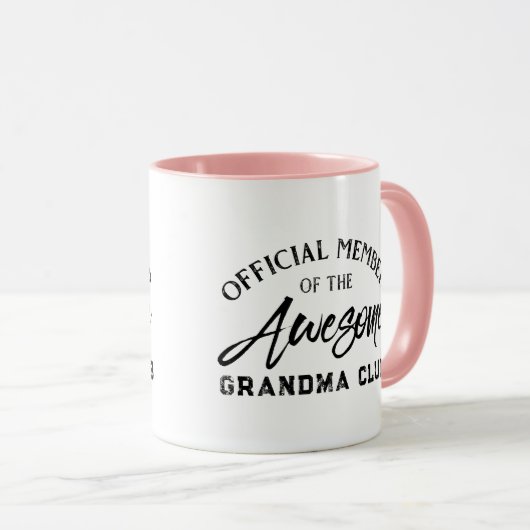 Officieel lid Grandma Club Mok (Voorkant rechts)