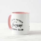 Officieel lid Grandma Club Mok (Voorkant links)