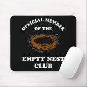 Officieel lid van de Empty Nest Club Muismat (Met muis)