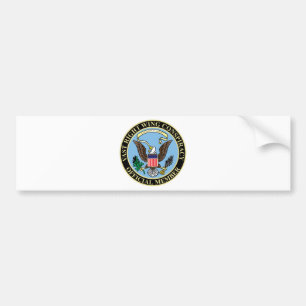 Officieel lid van de Vast-Juiste Wing-samenzwering Bumpersticker