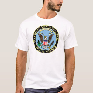 Officieel lid van de Vast-Juiste Wing-samenzwering T-shirt