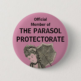 Officieel lid van het Parasolprotectoraat Ronde Button 5,7 Cm
