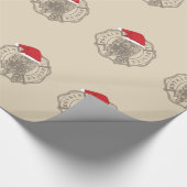 Officieel Logo "Santa Wrapping Paper" Cadeaupapier (Hoek)