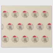 Officieel Logo "Santa Wrapping Paper" Cadeaupapier (Vlak)